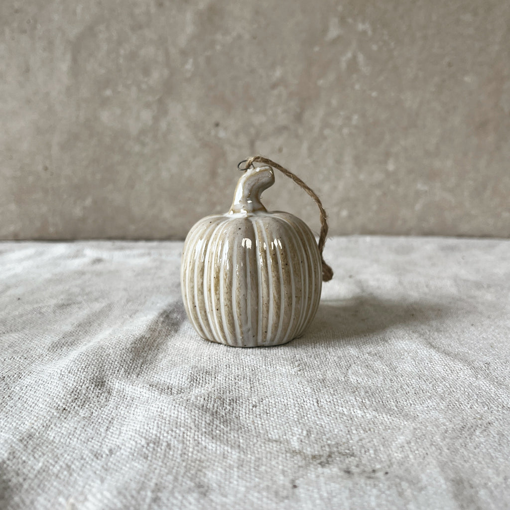 Ceramic Pumpkin Decoration