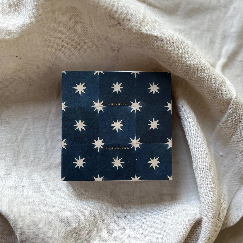 Navy Star Tile Match Box