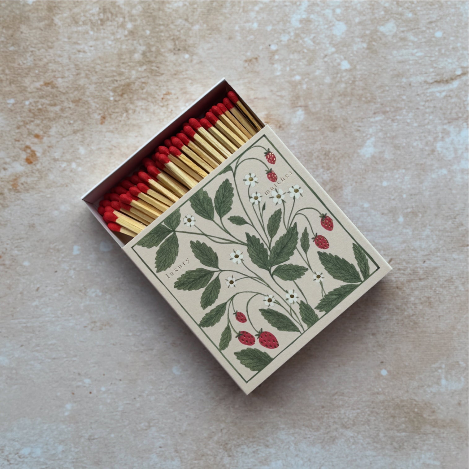 Strawberry Match Box